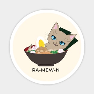 Ramen Cat Magnet